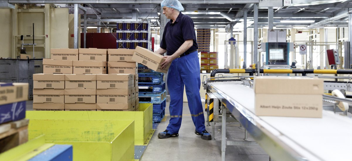 versenkbare Palettierhilfe