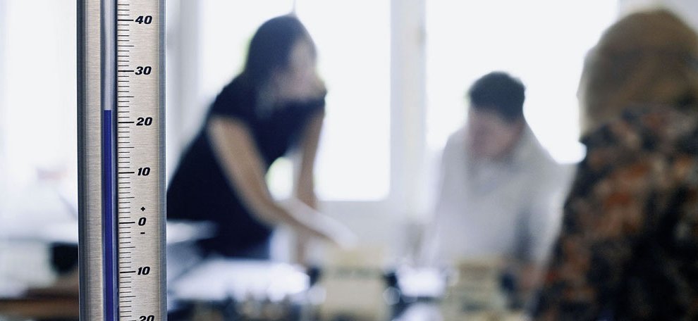 Symbolbild Raumtemperatur