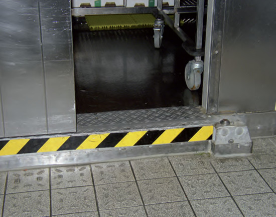 Kennzeichnung von Stolperstellen