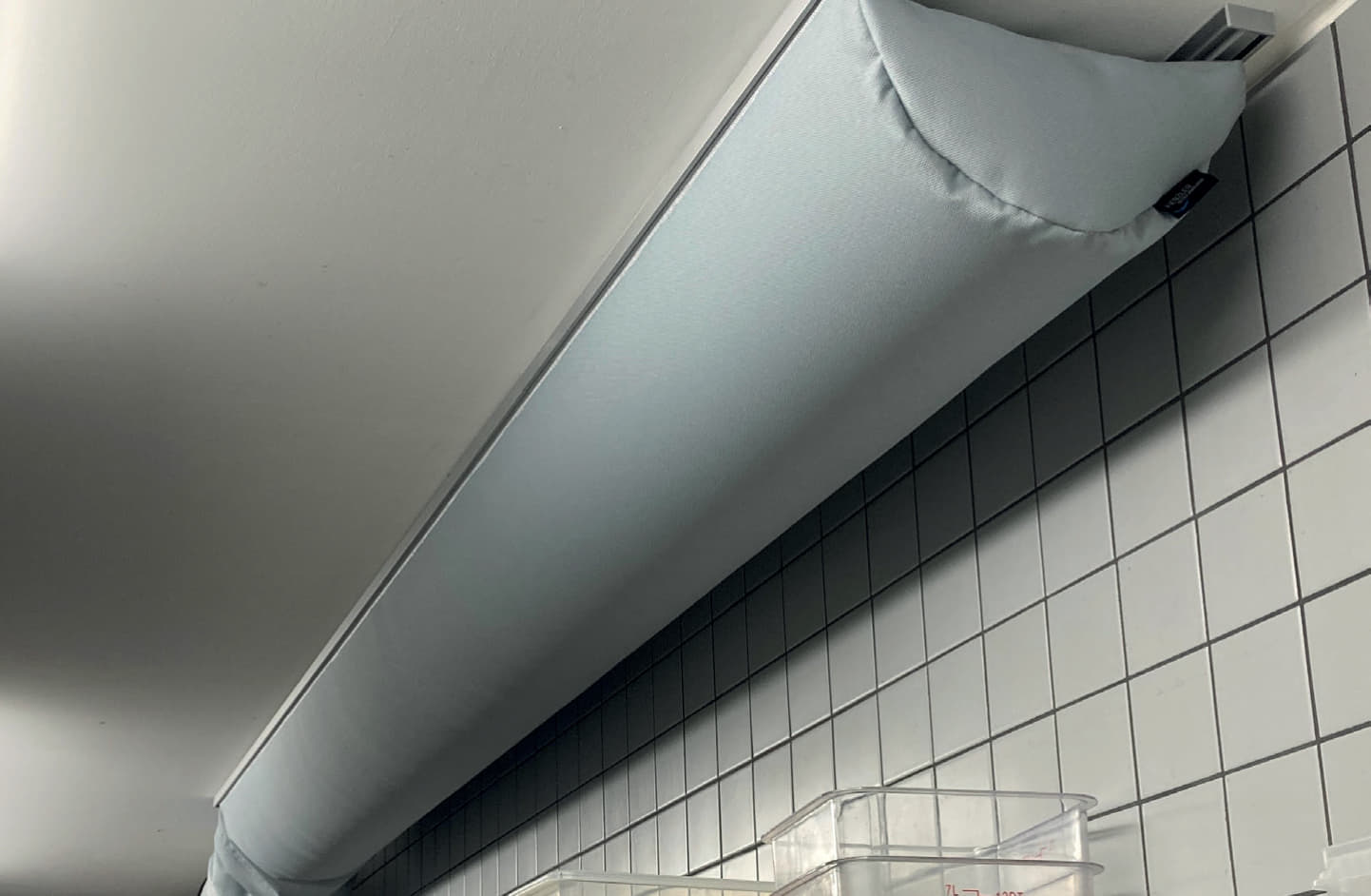 Abb. 21: Textiler Zuluftdurchlass an der Decke