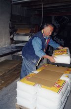 Foto: Scke auf Palette heben