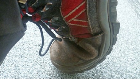 Abb. 19 Abrollen/Knicken des Fu�es � Einfluss der Zehenschutzkappe