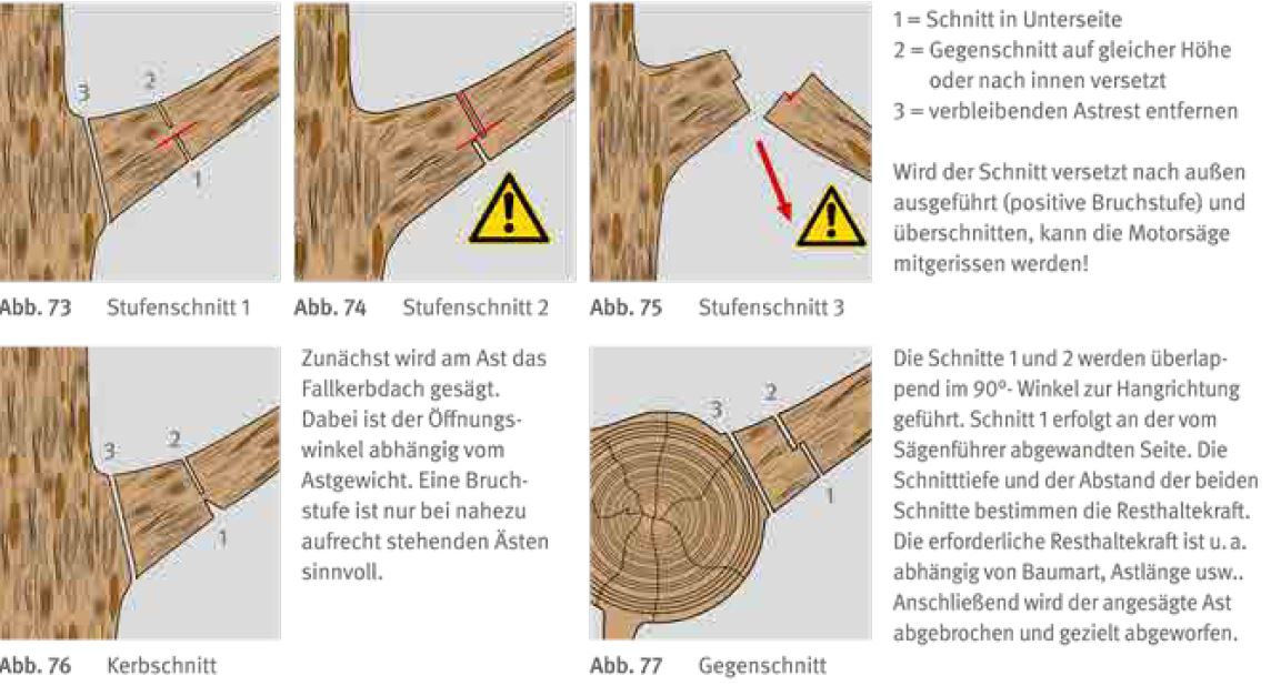 Abb. 73 Stufen-, Kerb-, Gegenschnitt