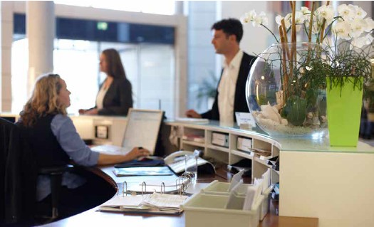 Abb. 37 Empfangsbereich