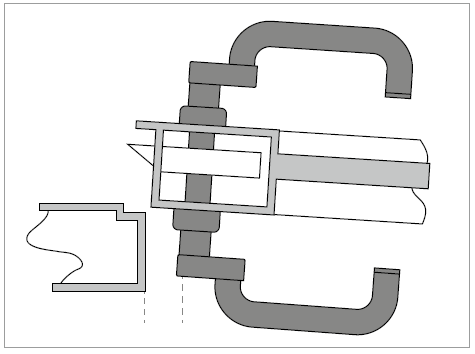 Abb. 24 abgesetzter Türgriff