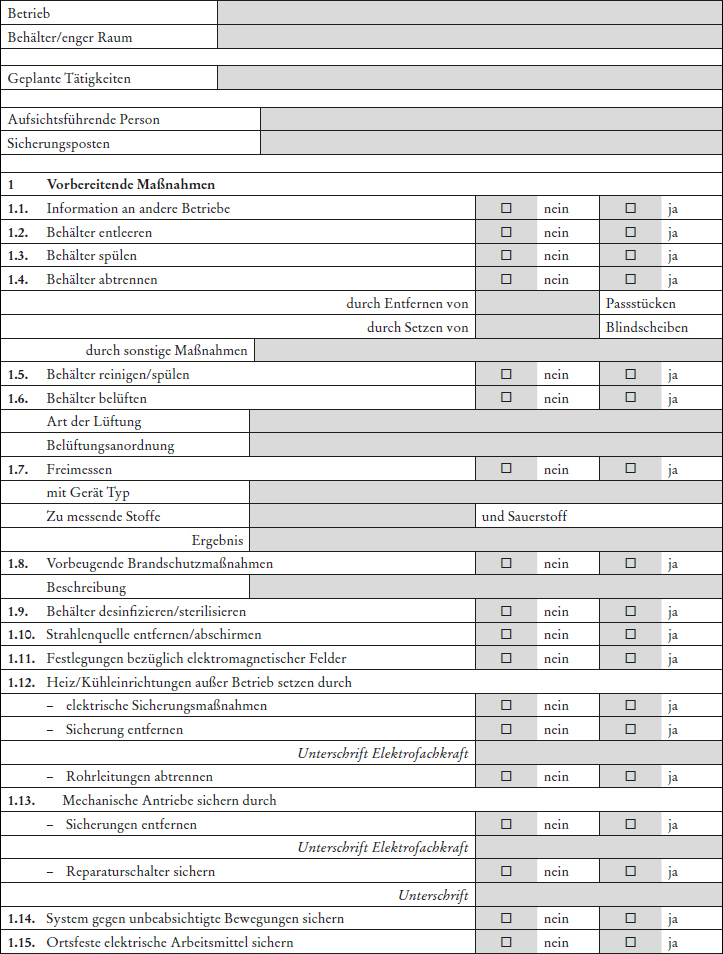 Muster-Erlaubnisschein