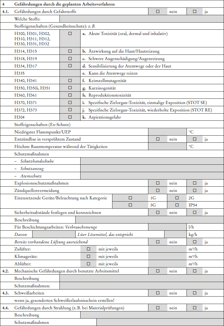 Muster-Erlaubnisschein